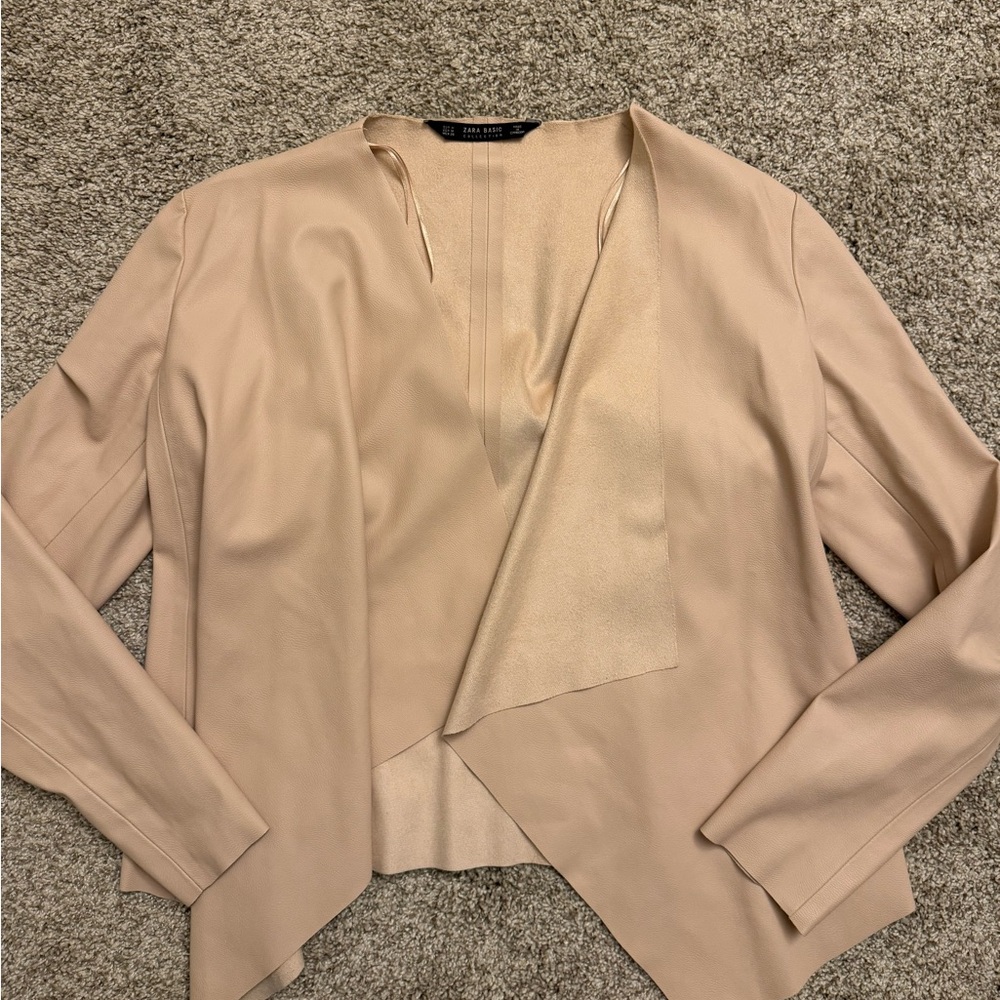 Zara leather jacket